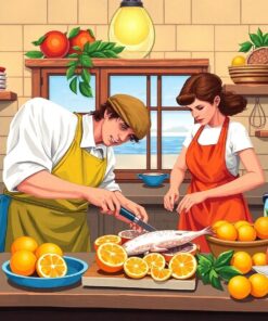 Citrus Catch Paint Numbers