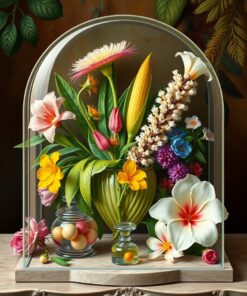 Botanical Glass Paint Numbers