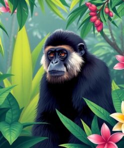 Tropical Flora Paint Numbers