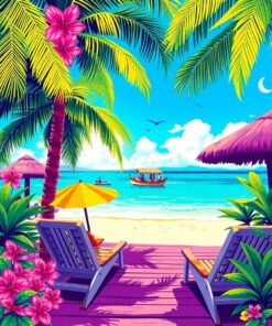 Tropical Memories Paint Numbers