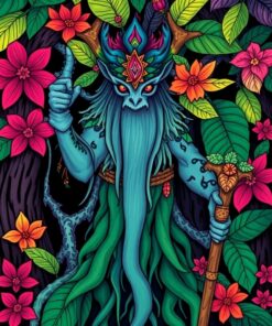 Tropical Roots Paint Numbers