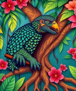 Protector Of Tropical Roots Paint By Numbers