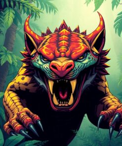 Jungle Predator Paint Numbers