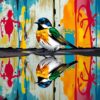 Urban Bird Paint Numbers