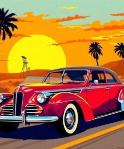 Pulp Fiction Highway Escape Paint By Numbers