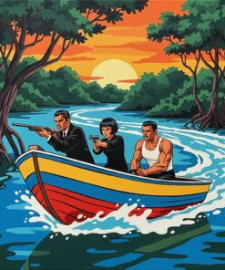 Pulp Fiction Mangrove Run Paint By Numbers