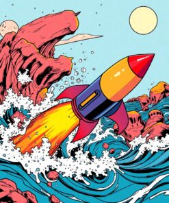 Ocean Splashdown Paint Numbers