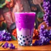 Purple Boba Tea Paint By Numbers