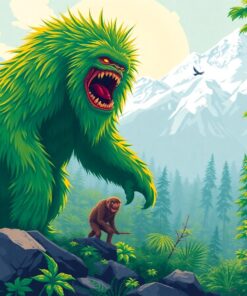 Jungle Cryptid Paint Numbers