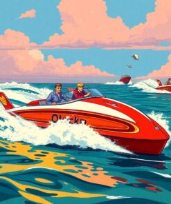 Amazon Speedboats Paint Numbers