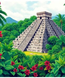 Tropical Vines Paint Numbers