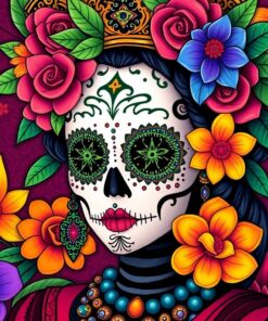 Tropical Muertos Paint Numbers