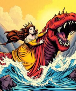 River Monster Paint Numbers