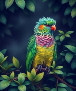 Misty Foliage Paint Numbers