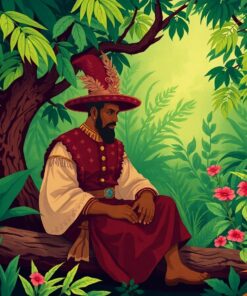 Quiet Jungle Courtier Rest Paint By Numbers