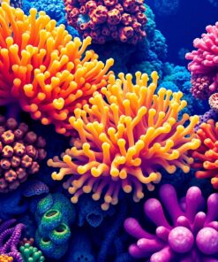 Reef Sponges Paint Numbers