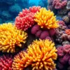 Radiant Tropical Reef Sponges Paint By Numbers