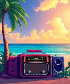 Tropical Skies Paint Numbers