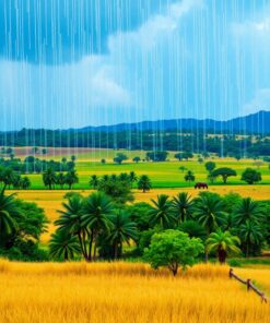 Tropical Plains Paint Numbers