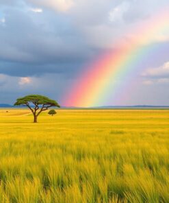 Vintage Grassland Paint Numbers