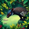 Rainforest Tapir Tropical Oasis Paint By Numbers