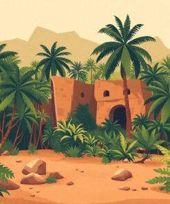 Rainforest Vintage Sepia Oasis Paint By Numbers