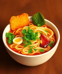 Ramen Noodle Bowl Paint by Numbers