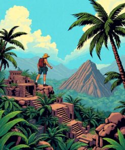 Tropical Ruins Paint Numbers