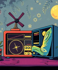 Rattan Fan Radio Hour Paint By Numbers