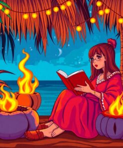 Coconut Flames Paint Numbers