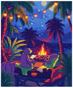 Tropical Firelight Paint Numbers