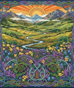 Realism In Highland Flora Paint By Numbers