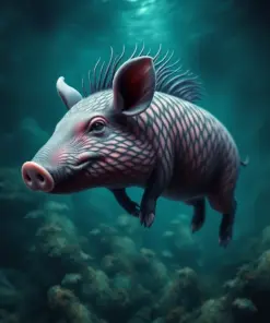 Realistic Abyssal Ocean Swine Paint By Numbers