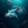 Realistic Abyssal Ocean Swine Paint by Numbers