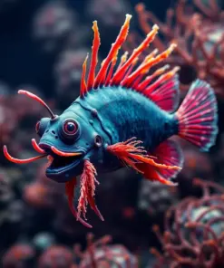 Realistic Abyssal Ratfish Paint By Numbers