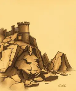 Realistic Aged Island Gale Paint By Numbers