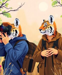 Realistic Alert Wildlife Observers Paint By Numbers