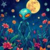 Botanical Night Paint Numbers