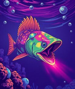 Fish Encounter Paint Numbers