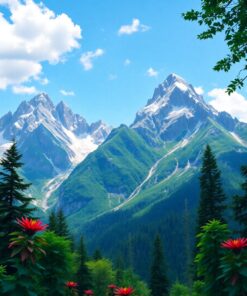 Jungle Peaks Paint Numbers