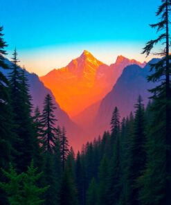 Rainforest Dawn Paint Numbers