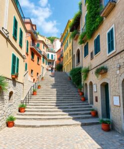 Cobblestone Stairs Paint Numbers