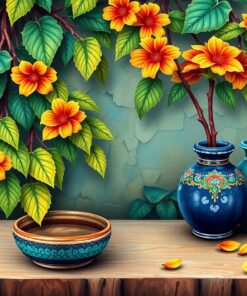 Realistic Amazonian Dutch Pottery Paint By Numbers