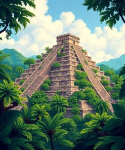 Jungle Pyramid Paint Numbers