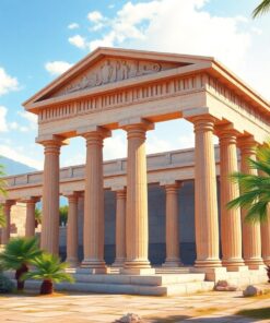 Palm Colonnade Paint Numbers