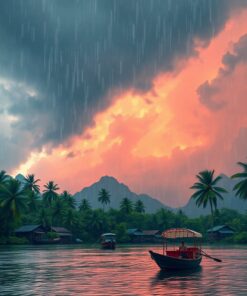 Monsoon Storm Paint Numbers