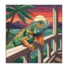 Realistic Angular Porch Iguana Paint By Numbers