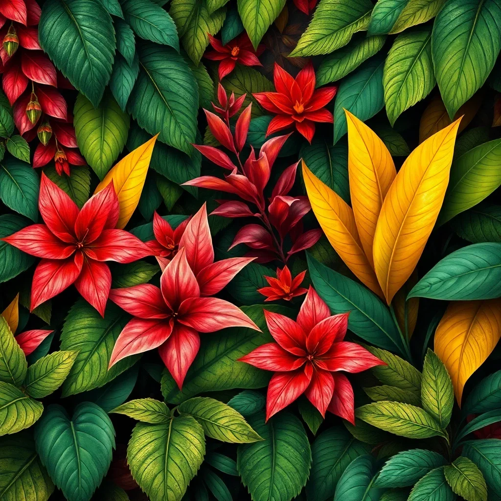 completed artwork display