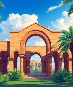 Among Palms Paint Numbers