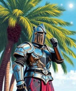 Under Palms Paint Numbers